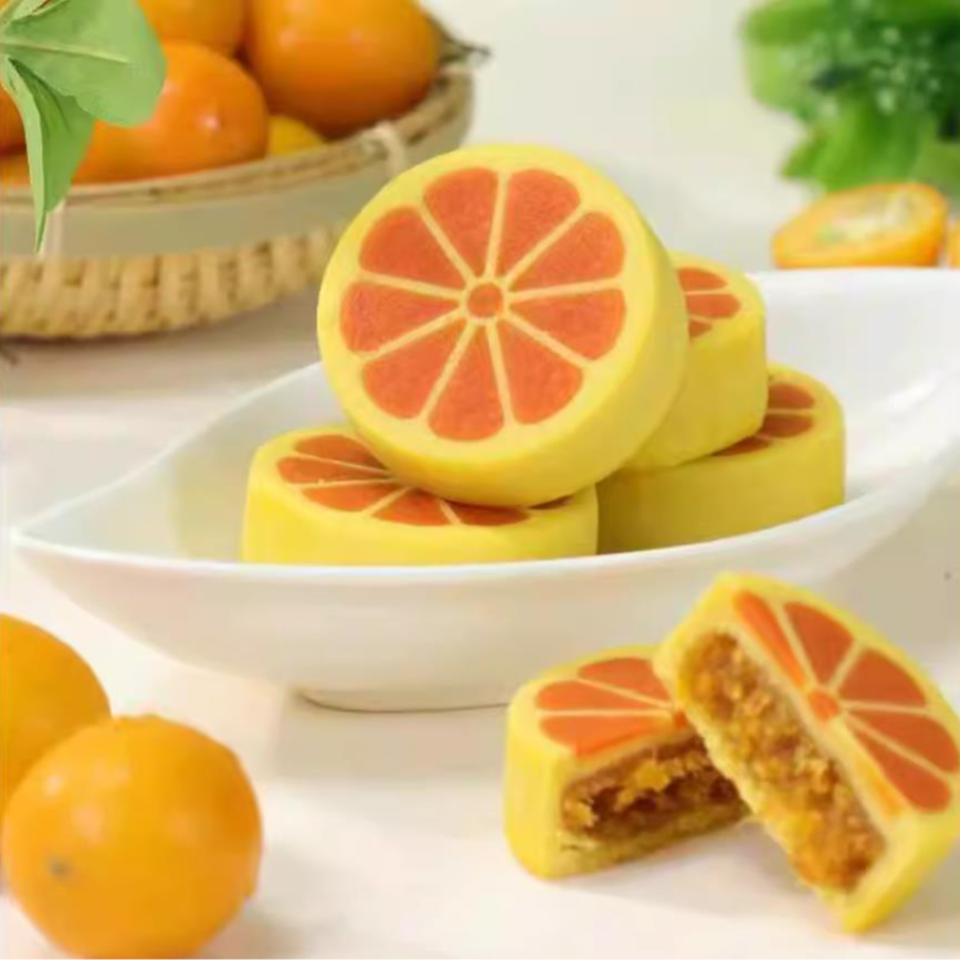 三禾北京稻香村新品金桔酥4块独立包装传统糕点北京特产小吃