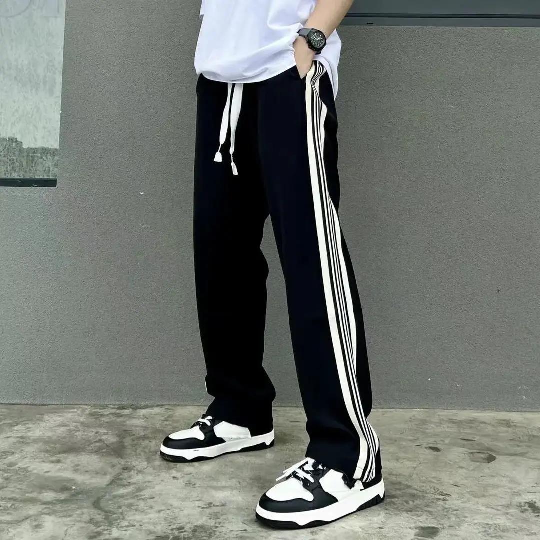 小羊优选2023垂感直筒卫裤男春秋季百搭宽松休闲裤子男高街韩版运