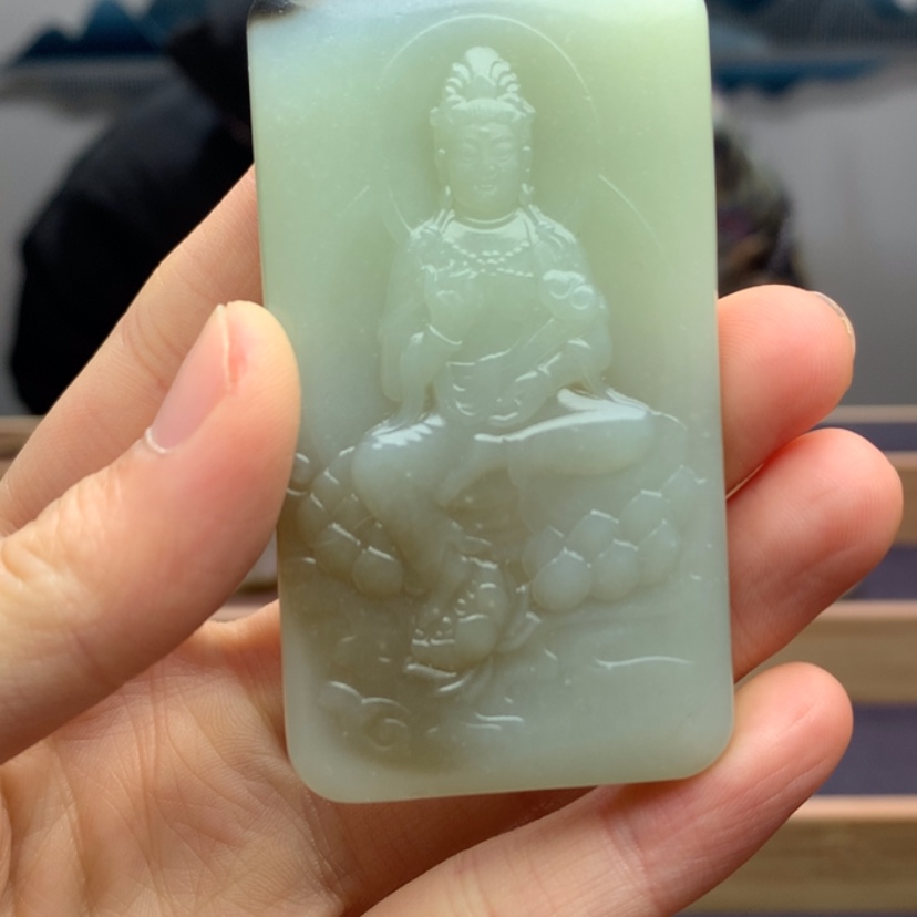 【闪购商品】和田玉颈饰未镶嵌风***吹