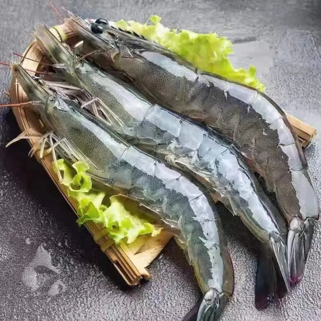 30/40规格海水盐冻大虾    3.3斤/盒