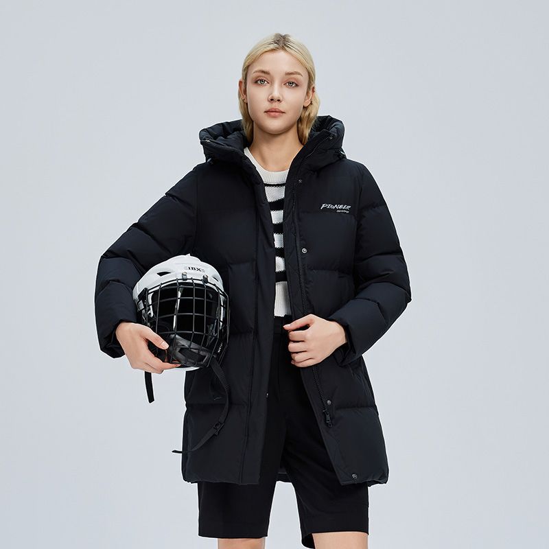 【商场同步】杰奥羽绒服女小个子中长妈妈款加厚极寒冬季2024冬新品