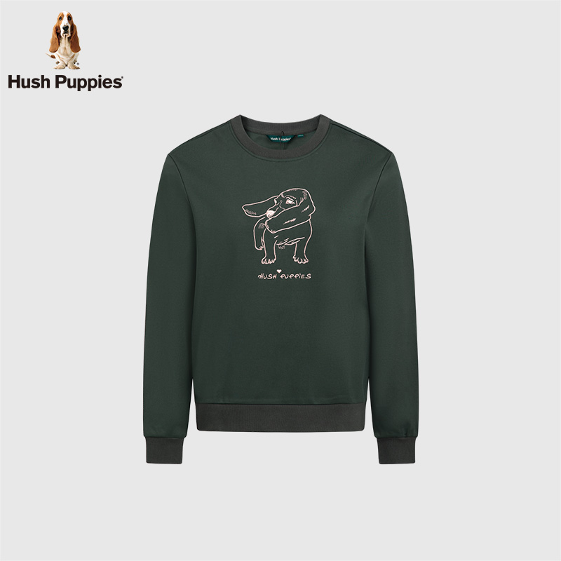 【绵软全棉】暇步士女装秋季时尚运动休闲圆领长袖卫衣HDFHC235046