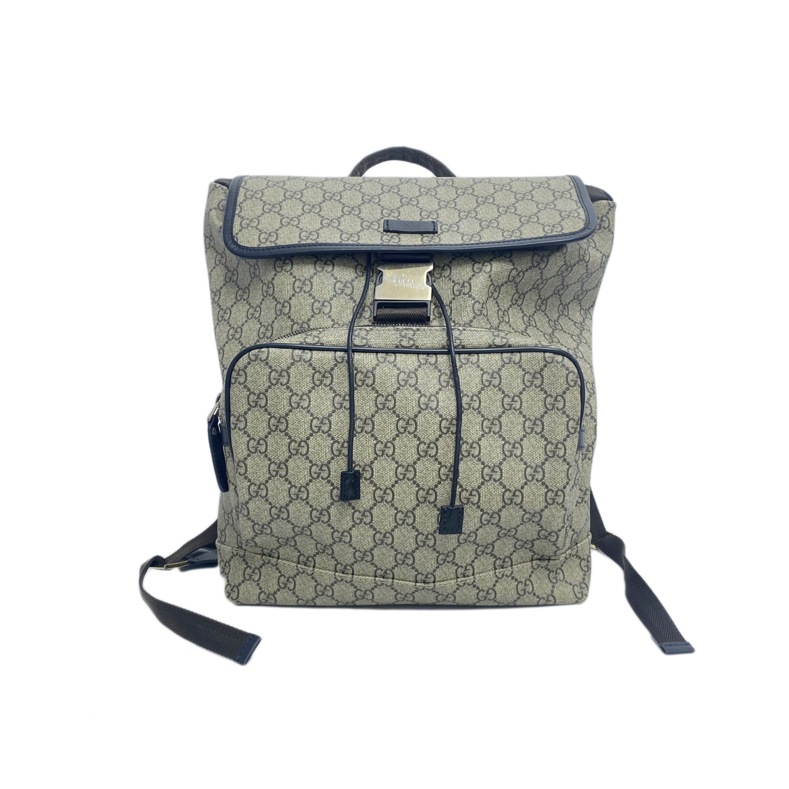 95新 GUCCI/古驰 双G老花双肩包 2412G023