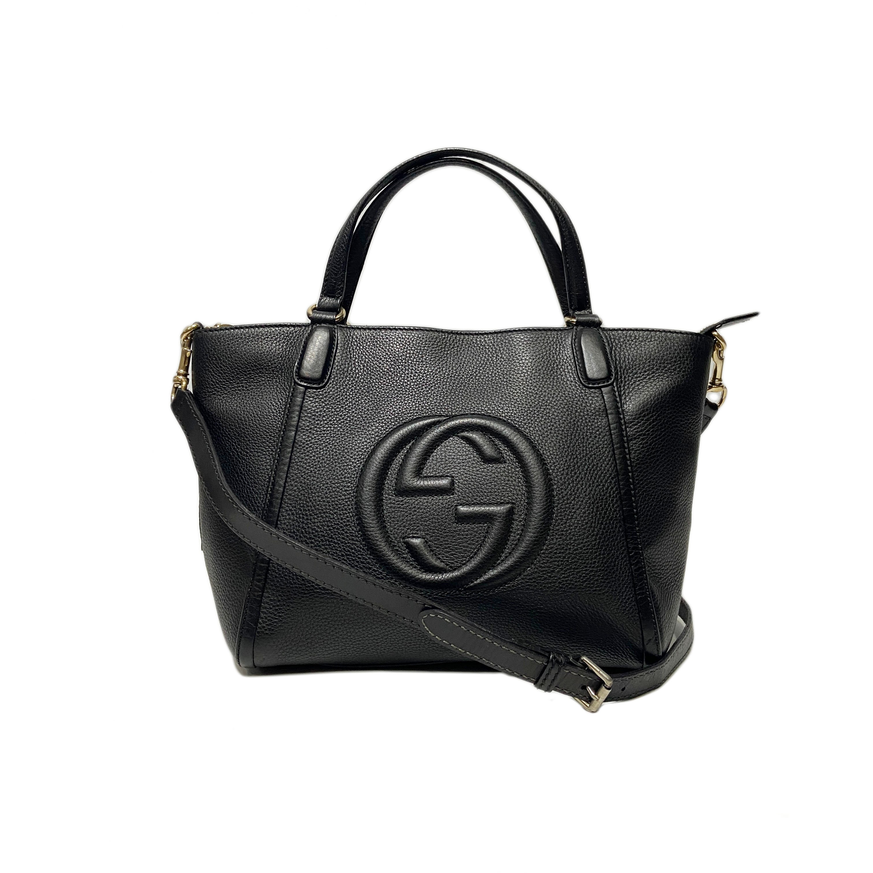 95新 佰伶儿 GUCCI古驰 黑色全皮流苏单肩手提包 HD-DM00019