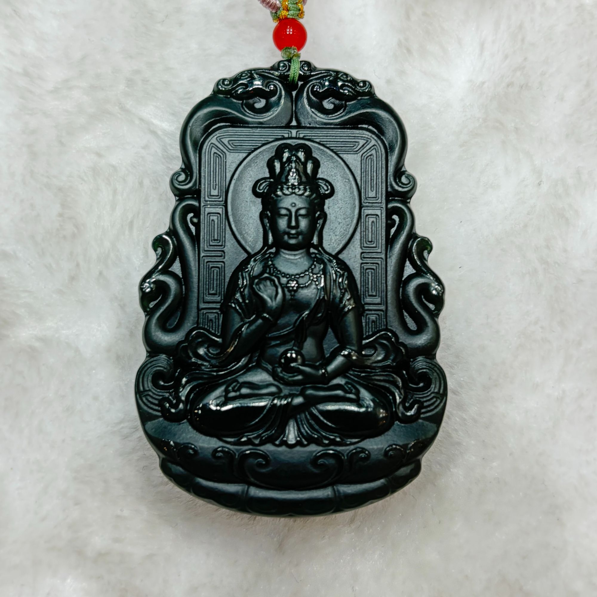 高端和田玉观音吊坠 抖音基地发货一物一证含礼盒062