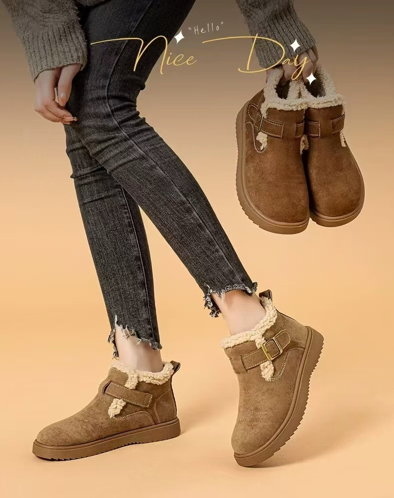 雪地靴加厚根3厘米