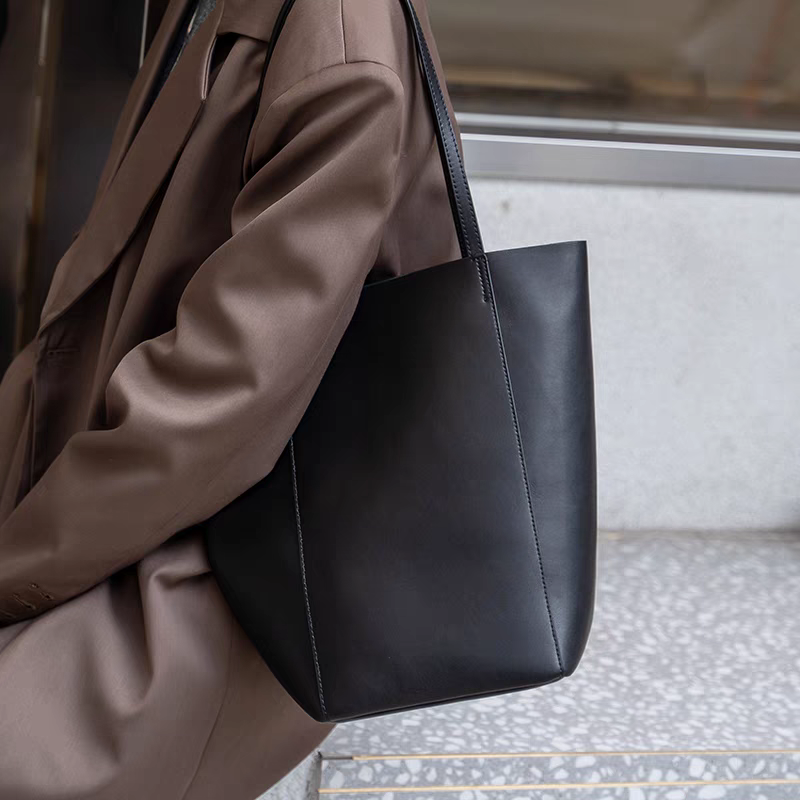 子母水桶包女2024新款包包大容量通勤托特包手提单肩包J7112