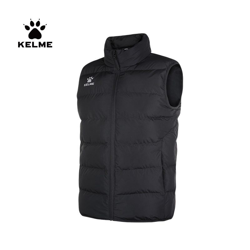 【净版运动马甲】官方旗舰店KELME时尚休闲秋冬男士立领马甲保暖