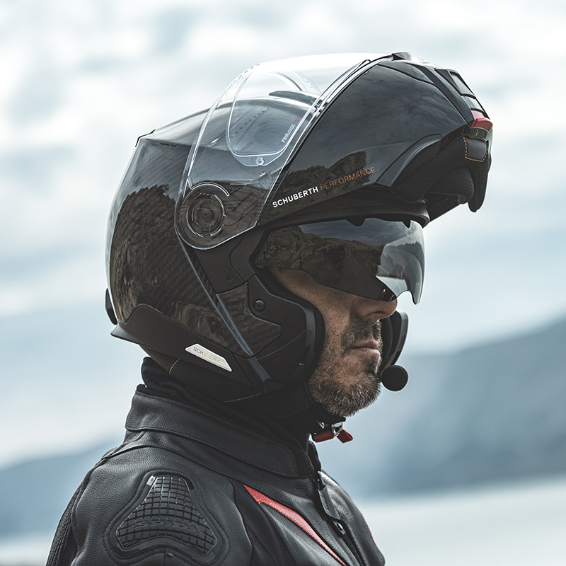 Schuberth舒伯特C5摩托车骑行揭面头盔四季碳纤维防雾全盔摩旅
