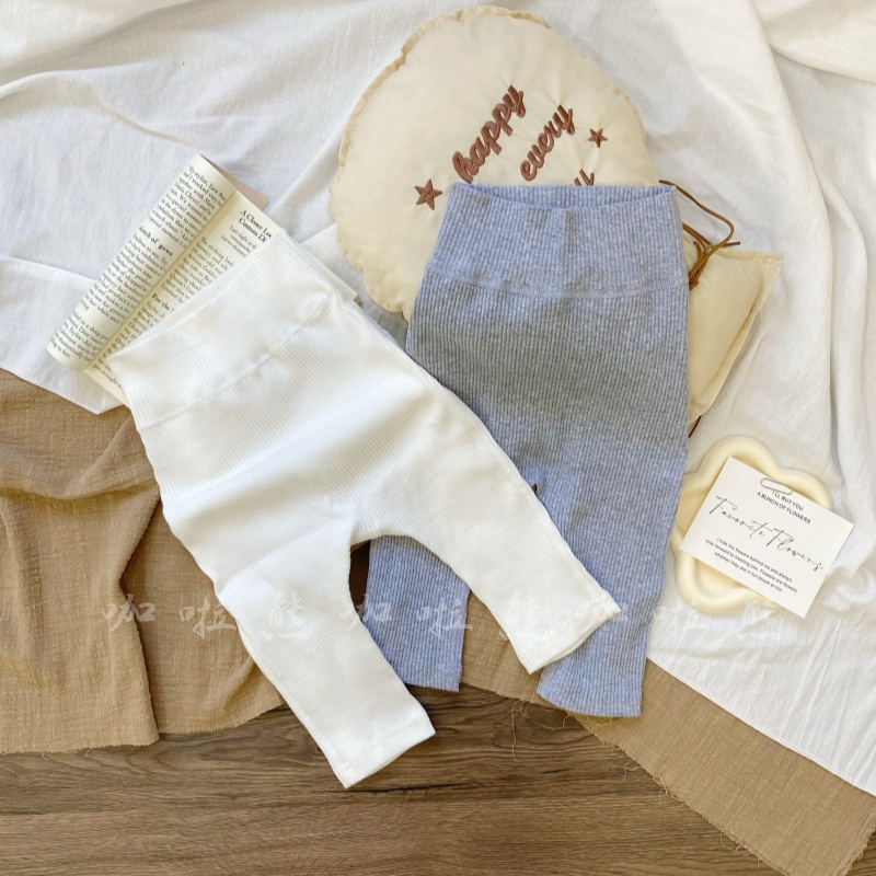 【洋葱妈】春秋款外穿打底裤宝宝长裤宽松PP打底裤高腰护肚韩版PP裤