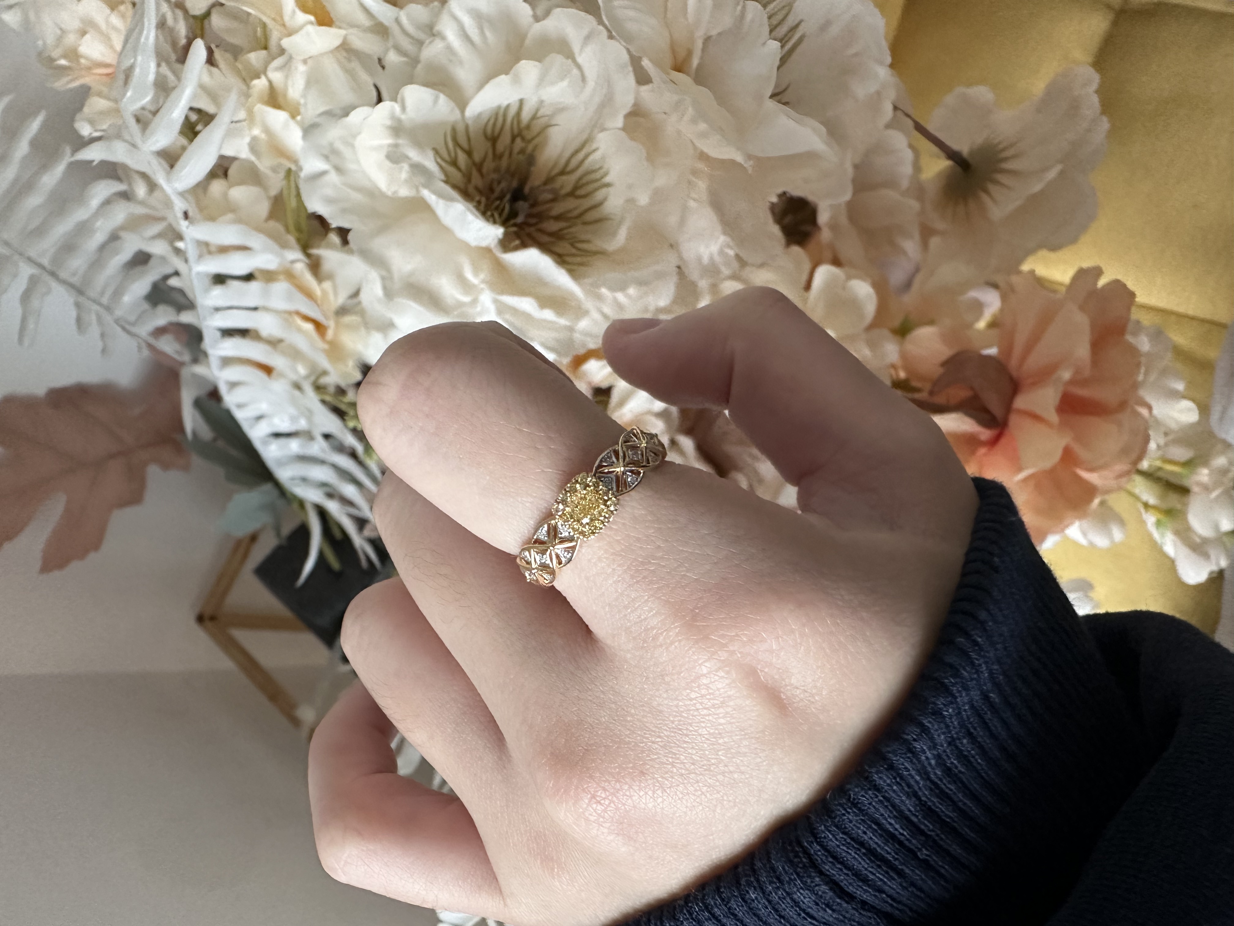 十三姨珠宝-黄钻戒指布契拉提时尚轻奢小众欧美气质精致精致 2款