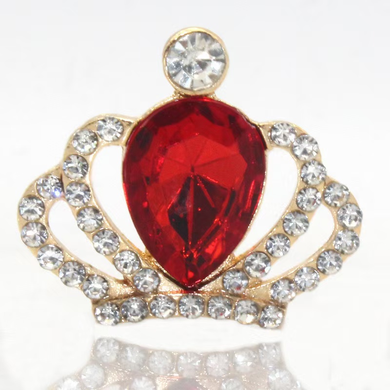 【乐曼】水晶皇冠合金底座手工diy材料配饰