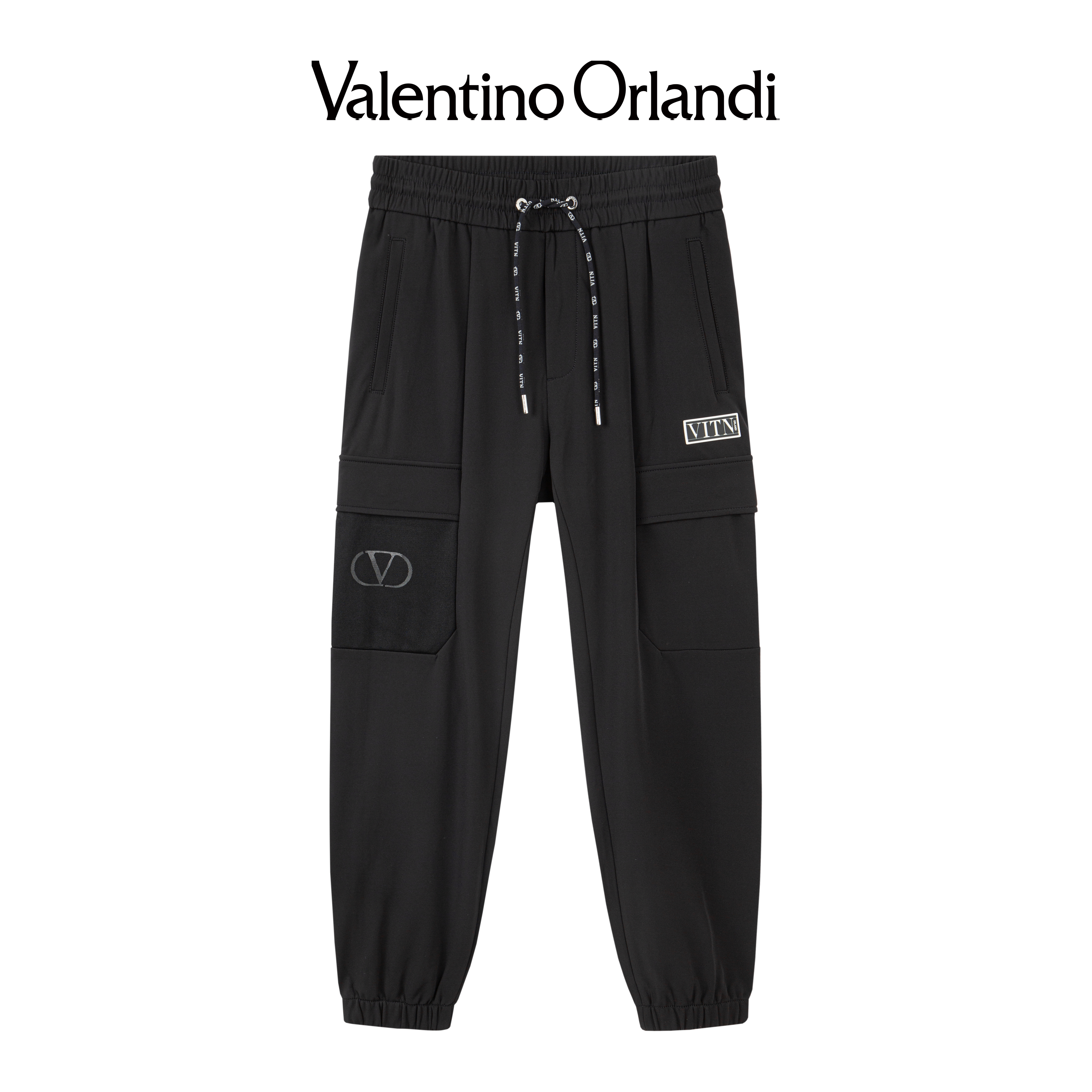 VALENTINO ORLANDI/华伦天奴.奥兰迪百搭休闲裤时尚宽松长裤潮流