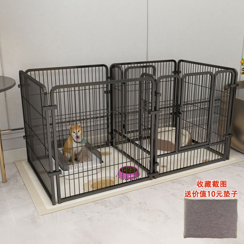 狗笼子狗围栏家用室内带厕所自由组合宠物围栏小中大型犬训厕狗笼
