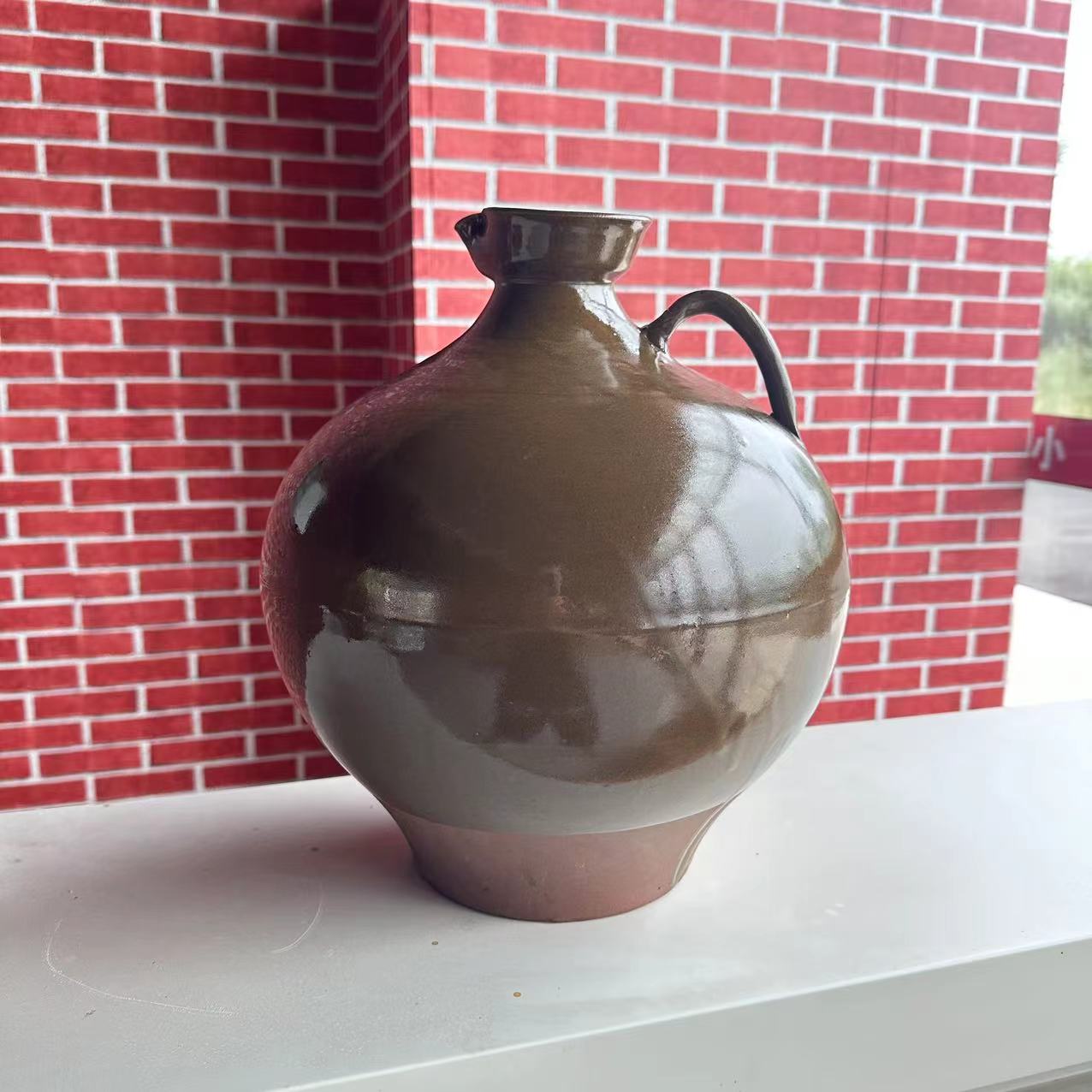 四川土陶酒坛子粗陶酿酒发酵缸藏酒坛酒壶