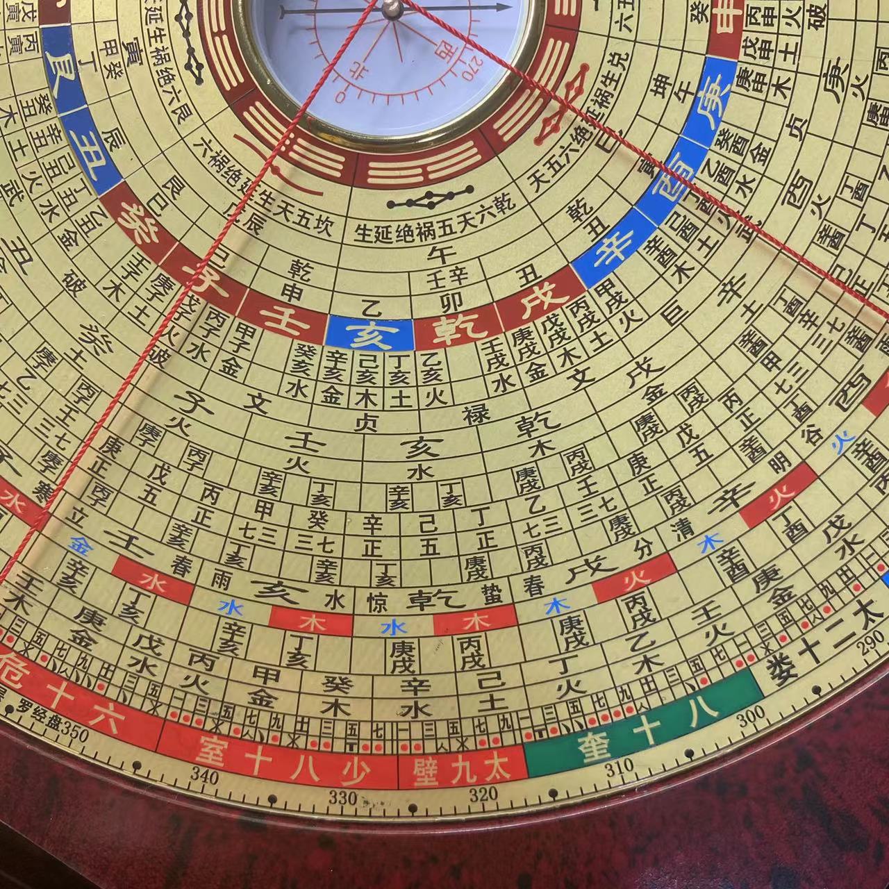 崇道堂专业8寸三合综合高精准强磁罗盘