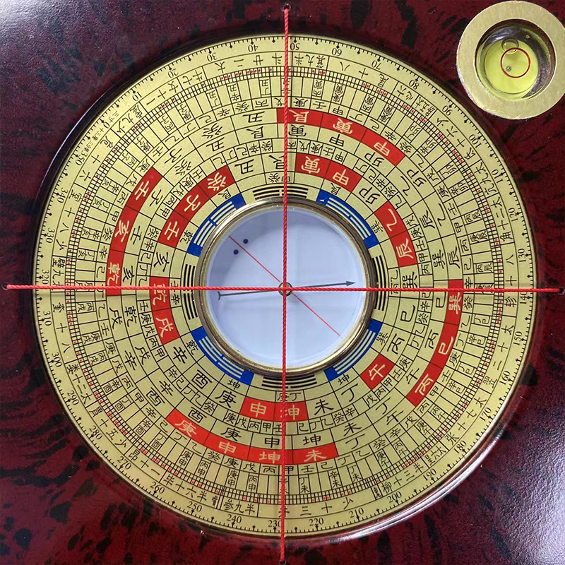 崇道堂3寸三合铜面高精准罗盘