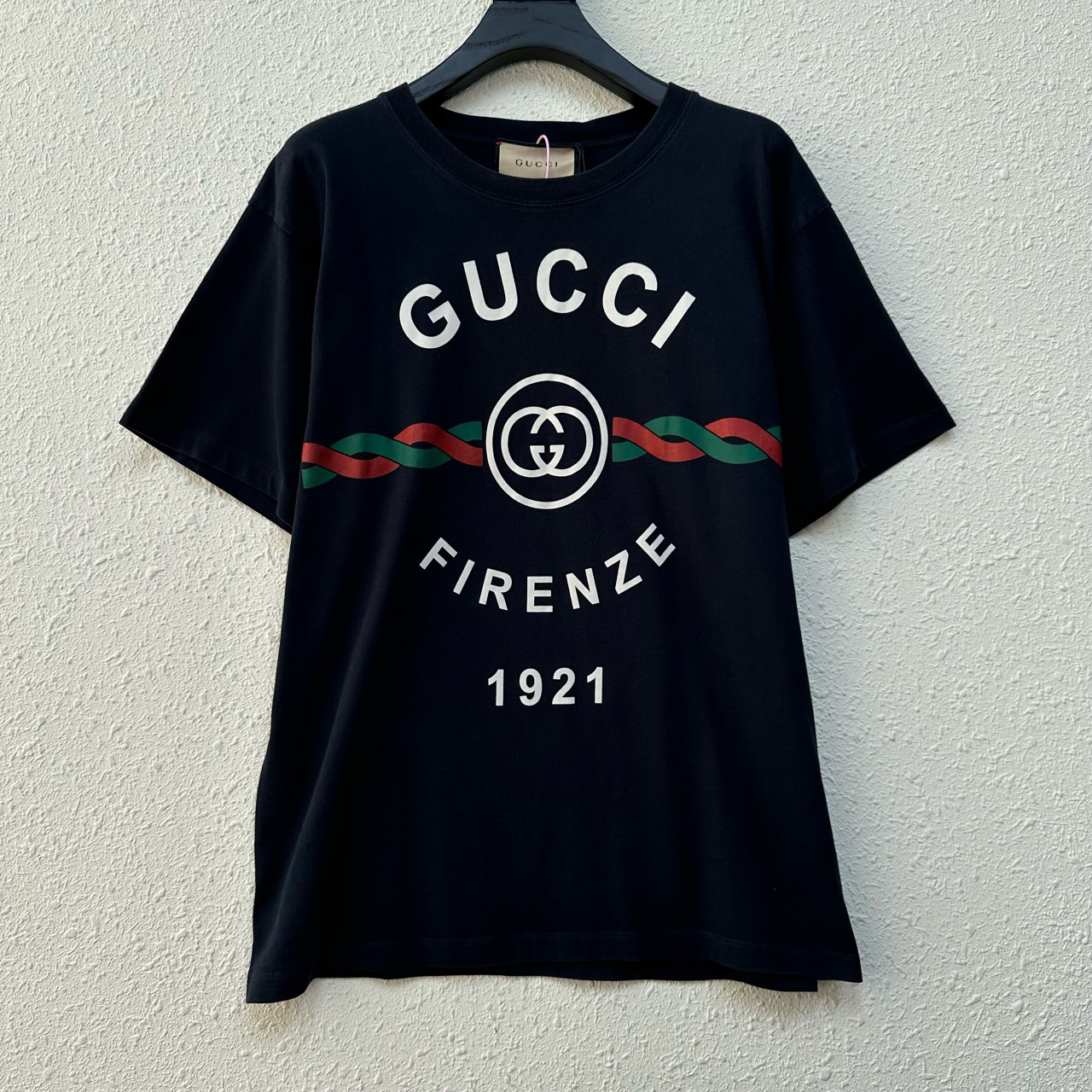GUCCI 1921徽标 红绿麻绳 短袖 尺码/XS 成色/全新带原吊 XJ0244