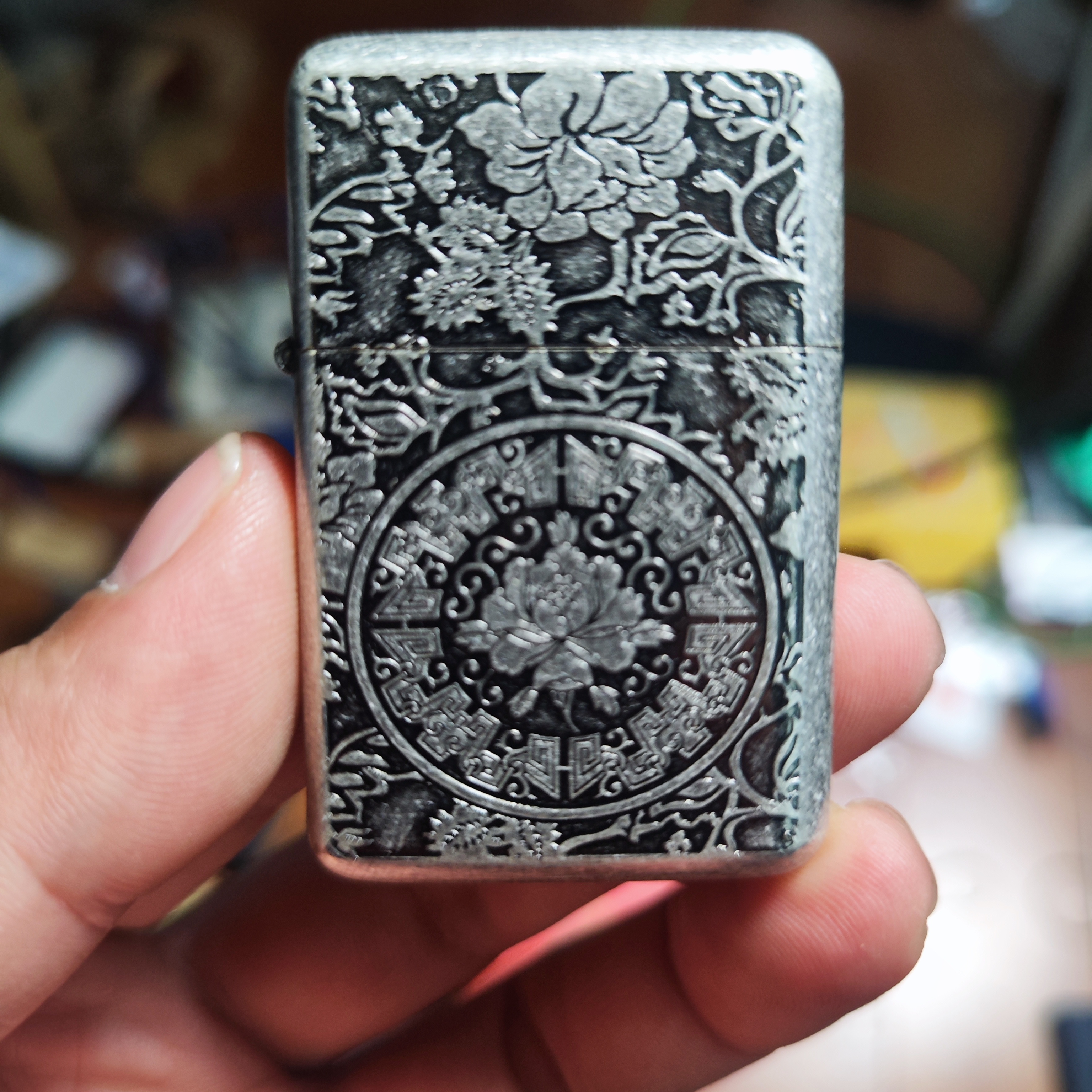 佐罗 790古银牡丹防风煤油打火机（瑕疵）