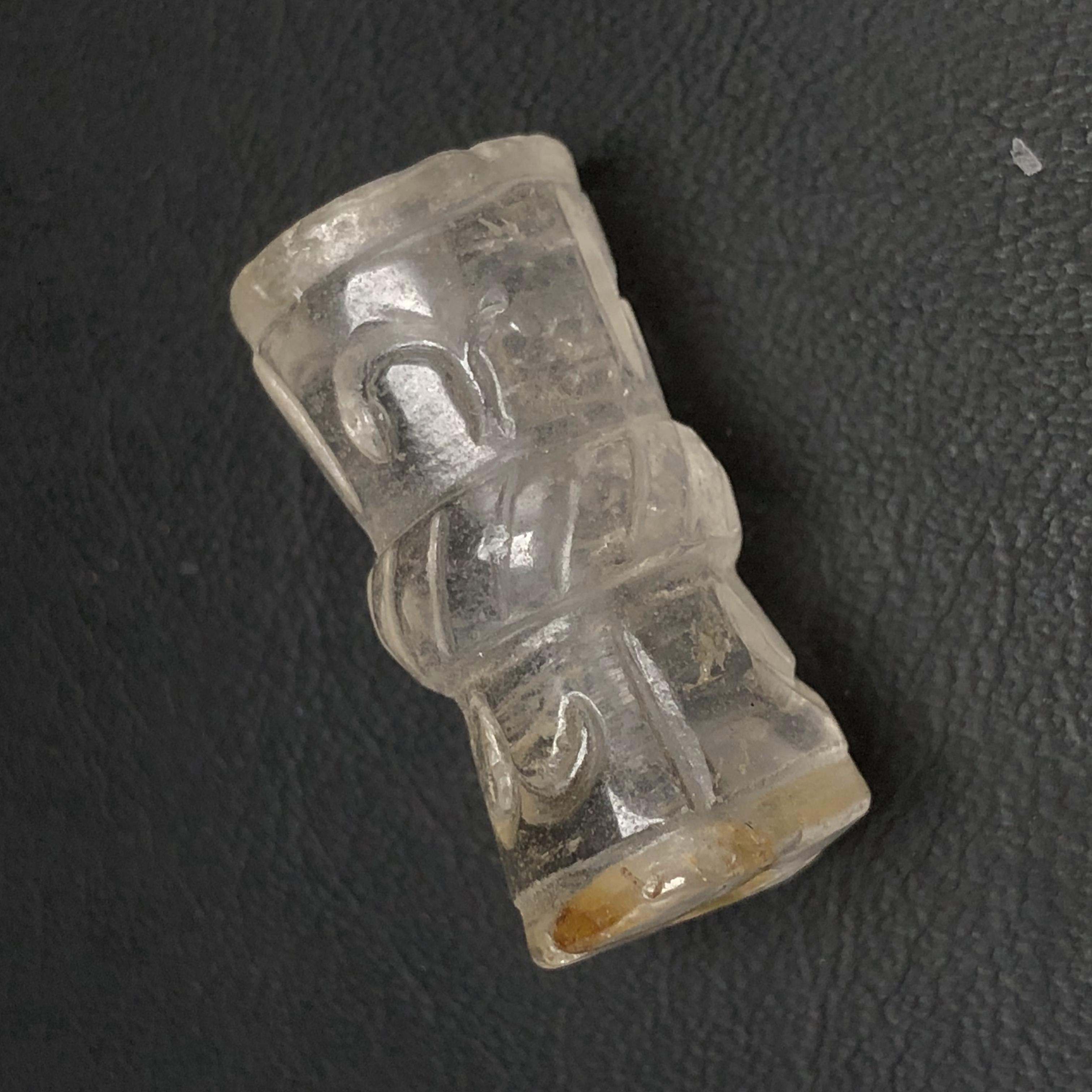 海外回流老水晶佩珠吊坠