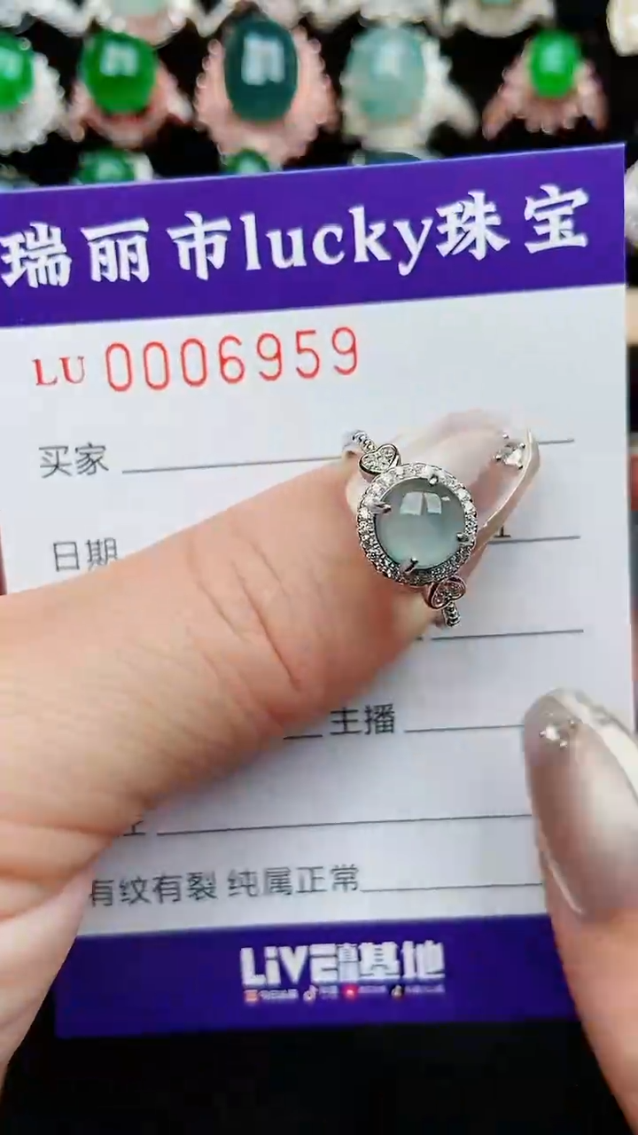 【闪购商品】翡翠颈饰银S925镶嵌959