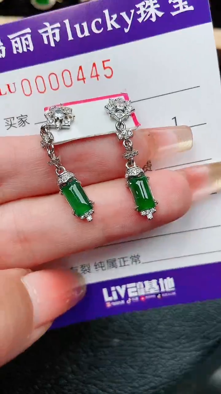 【闪购商品】翡翠颈饰银S925镶嵌445