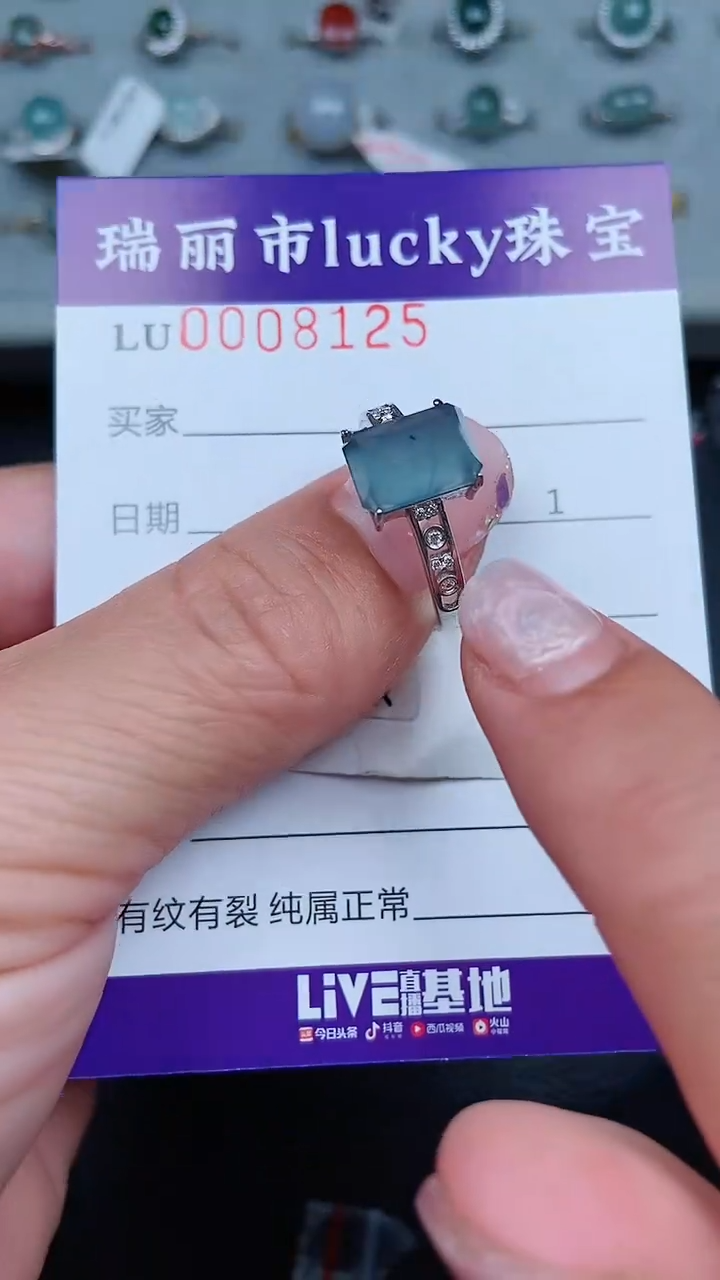 【闪购商品】翡翠颈饰银S925镶嵌8125