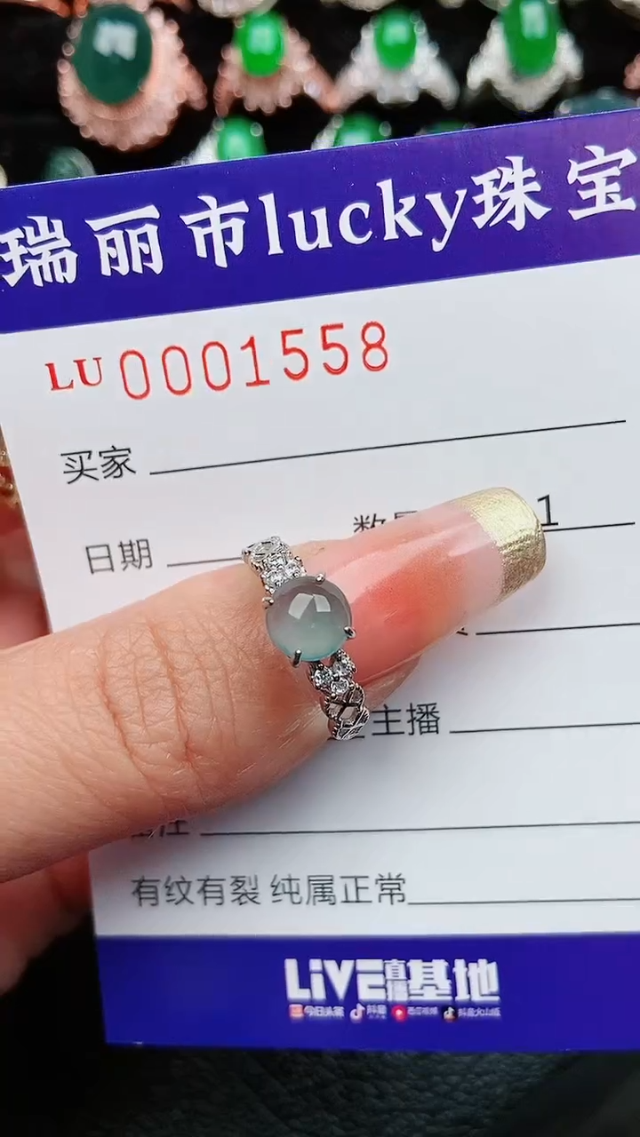 【闪购商品】翡翠颈饰银S925镶嵌558