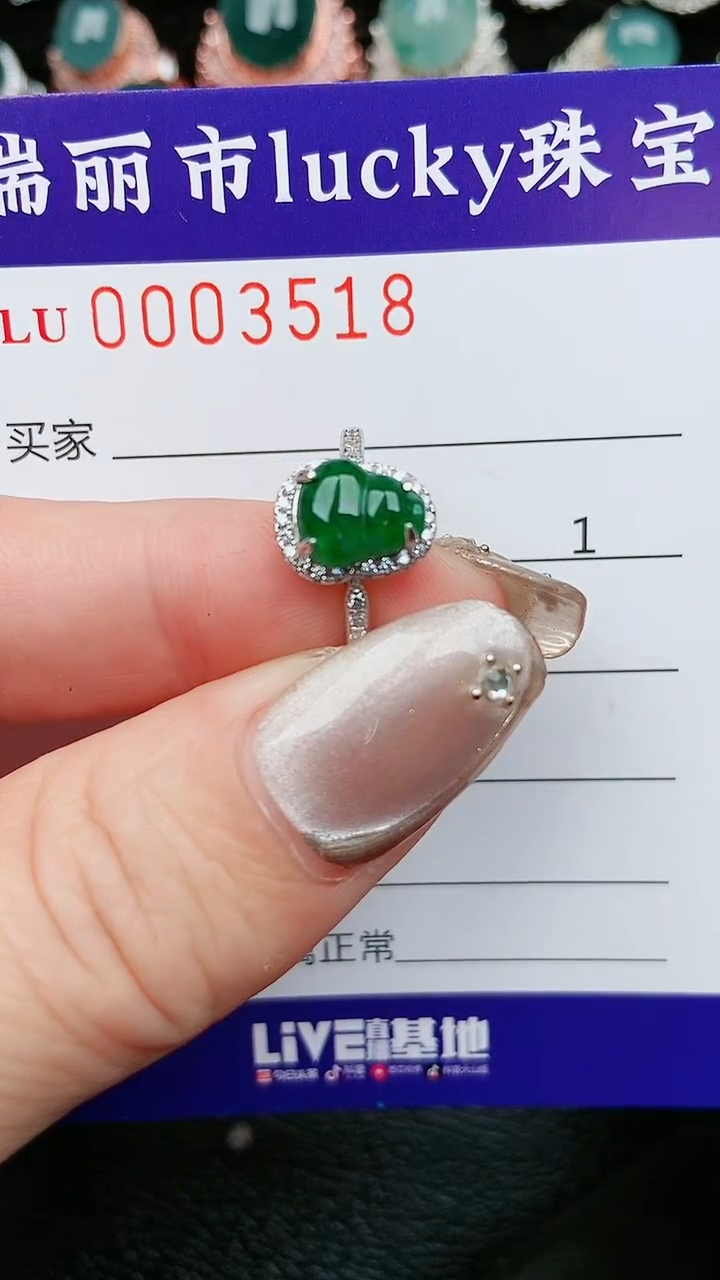 【闪购商品】翡翠颈饰银S925镶嵌518