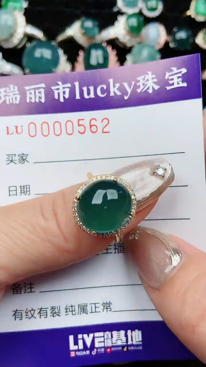 【闪购商品】翡翠颈饰银S925镶嵌562