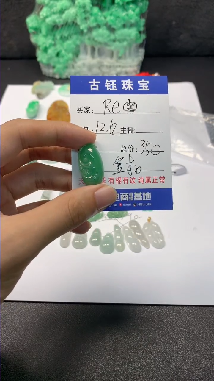 【闪购商品】翡翠颈饰未镶嵌如意