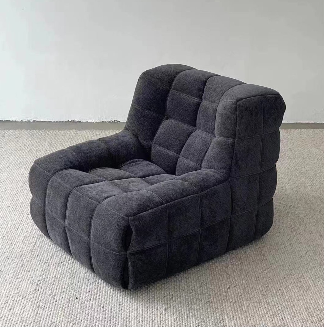 懒人沙发鹿岛华夫格休闲椅网红椅客厅阳台躺椅简约单人椅家用