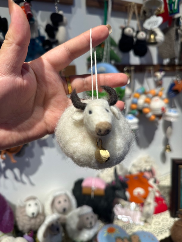 牦牛挂件羊毛毡手工