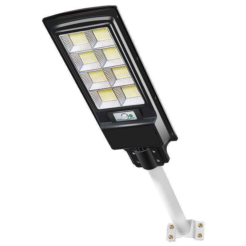 新款太阳能一体路灯感应户外家用感应庭院投光灯太阳能照明灯8孔