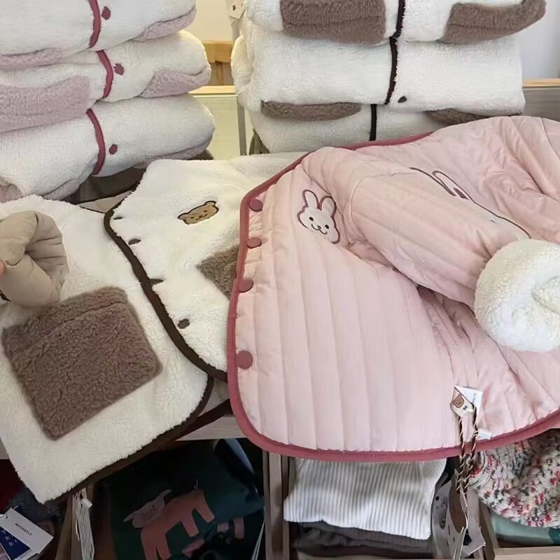 【小扬哥推荐】儿童冬装美拉德洋气棉服女童双面穿保暖加绒加厚外