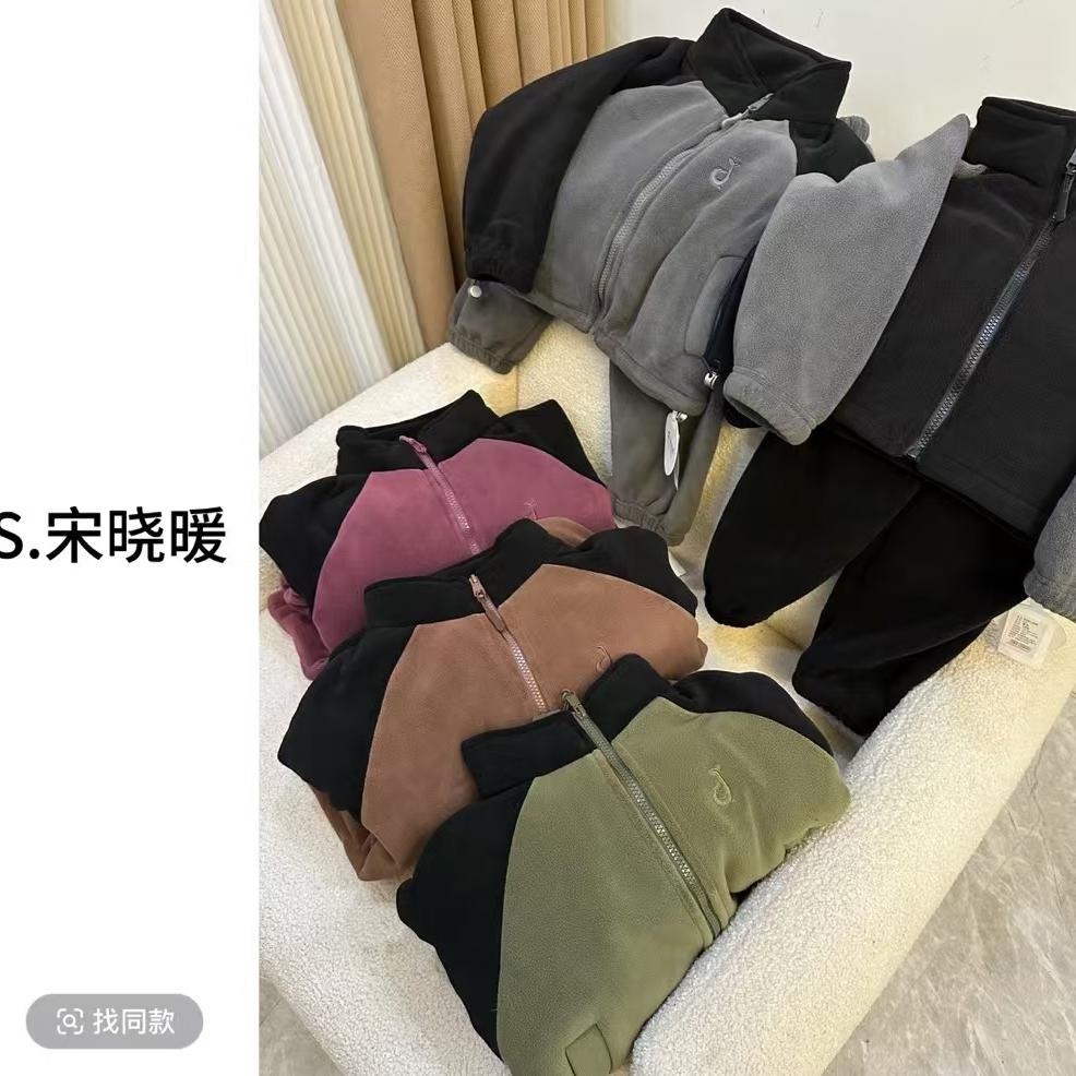 【宋晓暖】海豚加厚套装儿童秋冬撞色韩系无性别NJ-24001