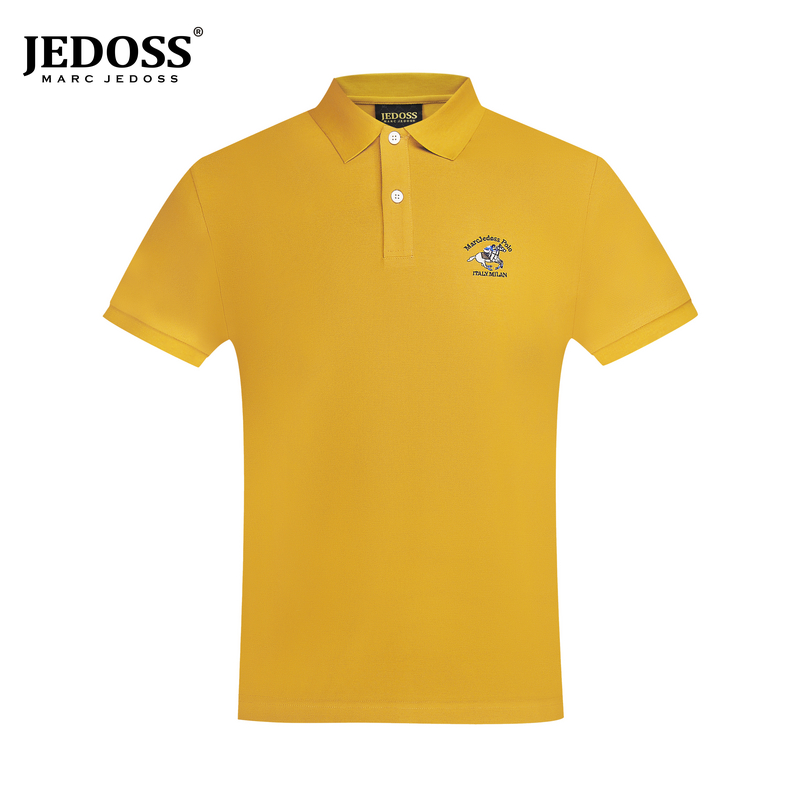 上衣JEDOSS/爵迪斯男士男装新款欧尚刺绣polo高档短袖POLO衫AM032