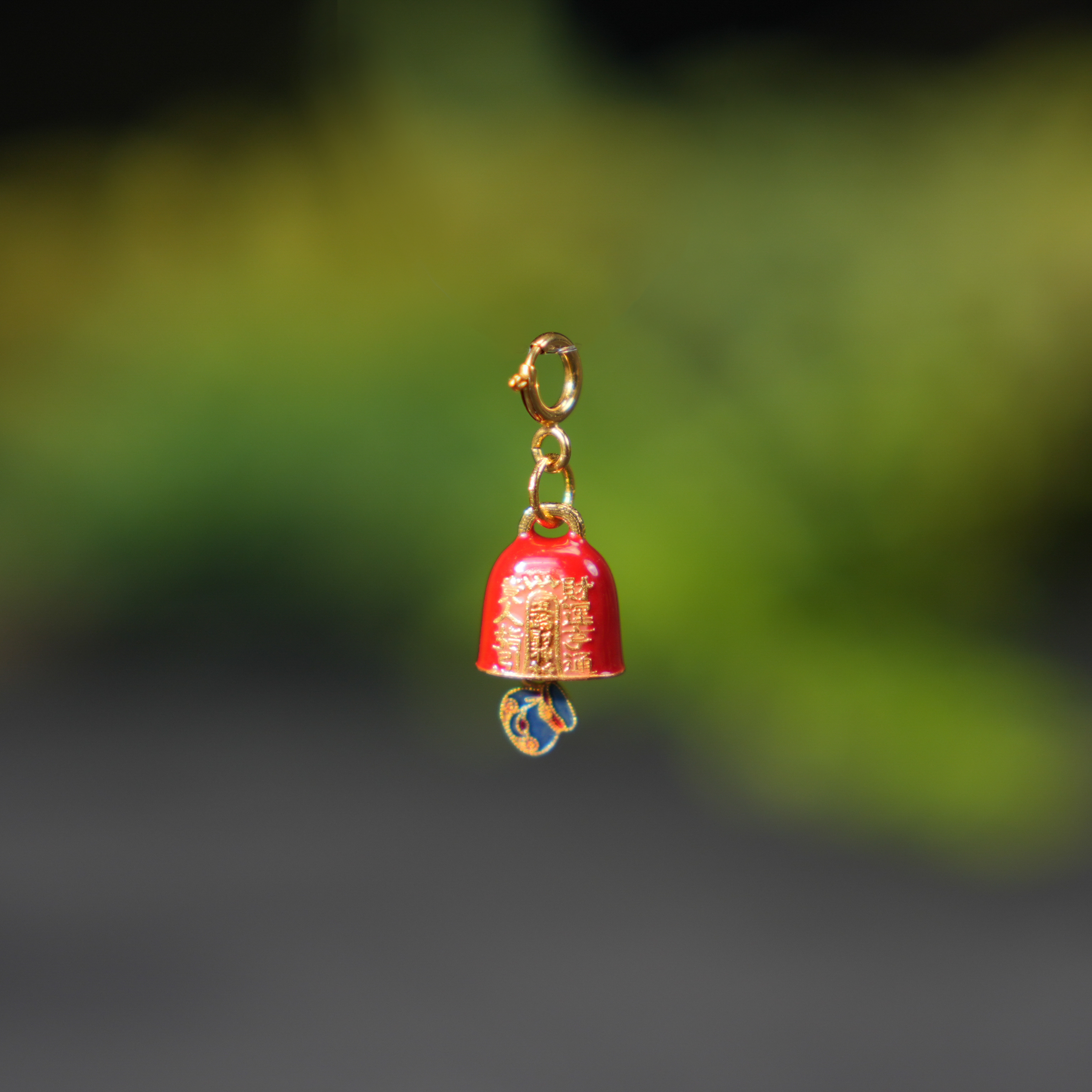 【五路财神铃铛】18k金吊坠-FF926|BKJ5