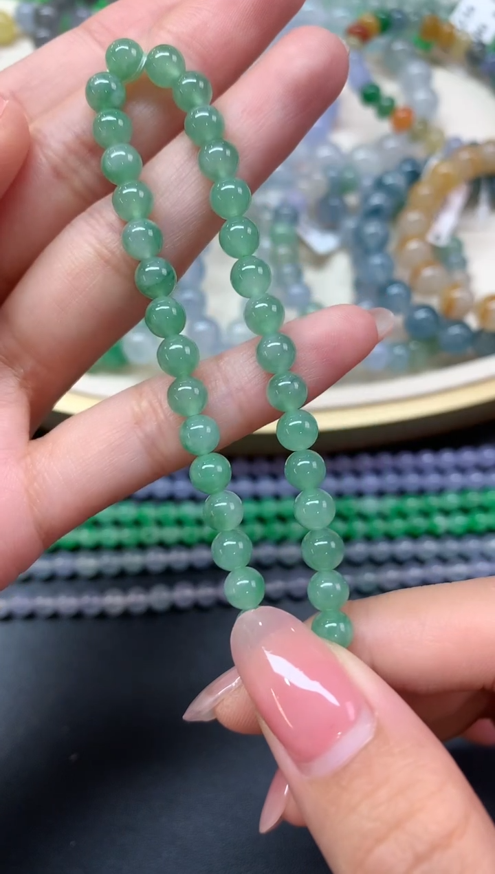 【闪购商品】翡翠手串未镶嵌手串S71|1800