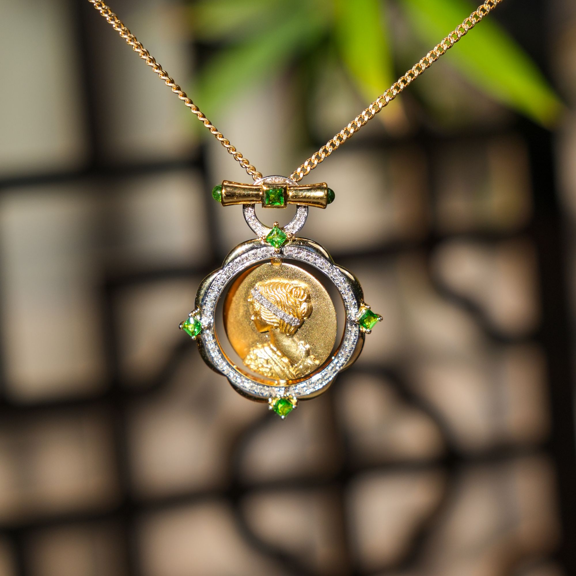 【女王牌】钻石项链18k金-ZSGC39|BZS2