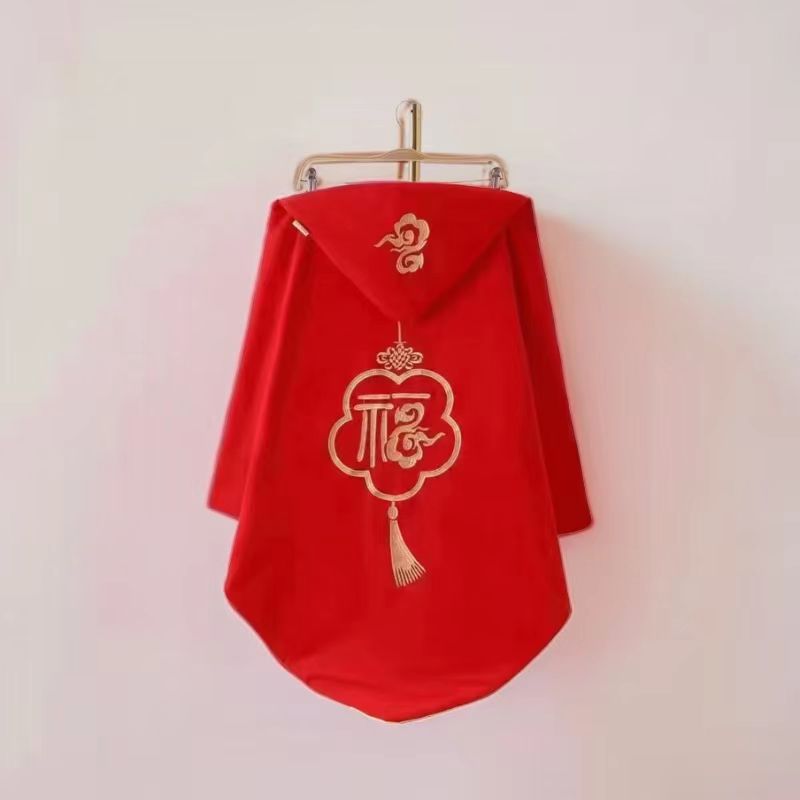 产房专用包被新生儿纯棉中国结可水洗棉花款加厚婴儿新生儿包被