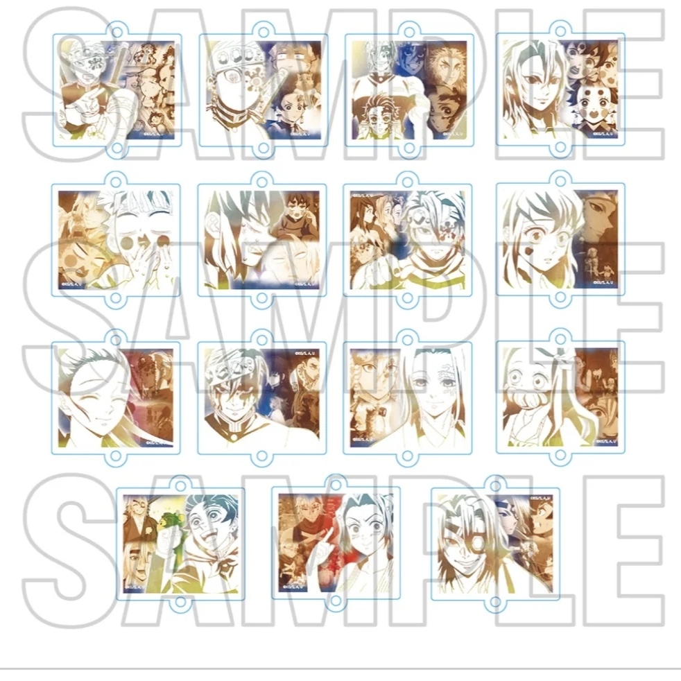 【鬼灭之刃】前往无限城 柱展 柱个人池亚克力挂件（默认代拆）