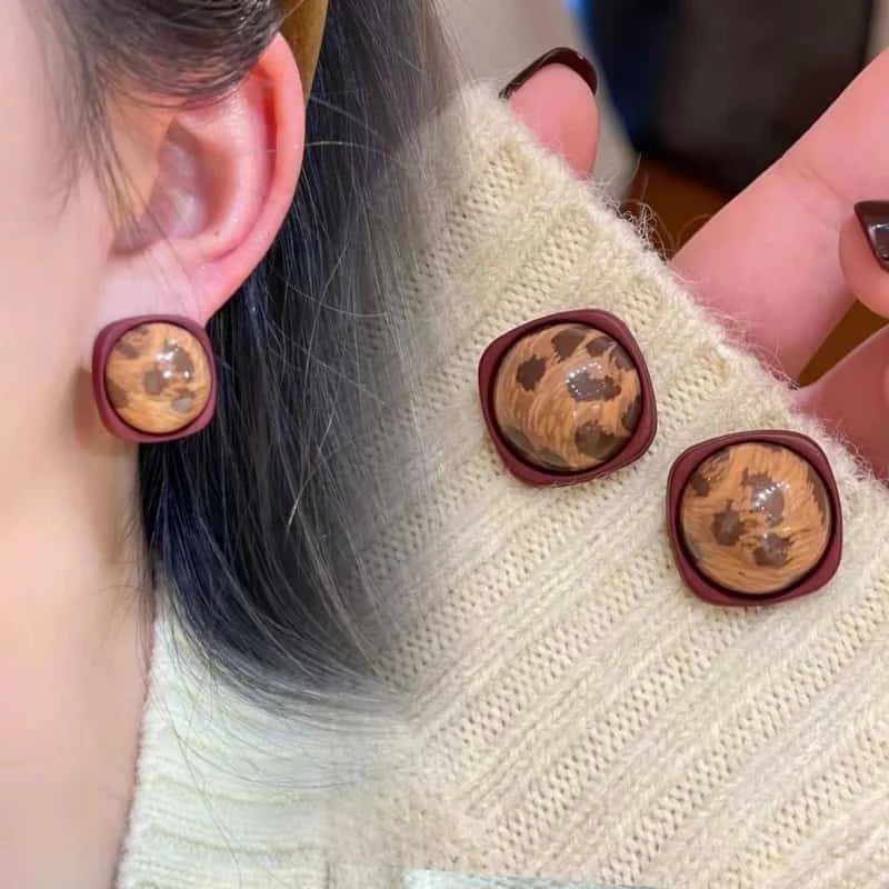 铜合金耳饰 【粉豹个性】气质时尚百搭法式个性简约-220