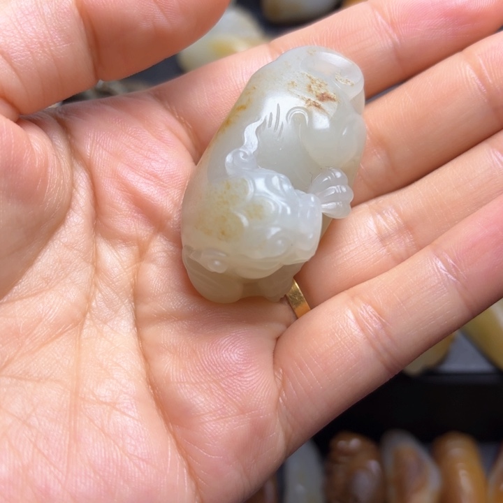 和田玉吊坠(不含链)未镶嵌帆