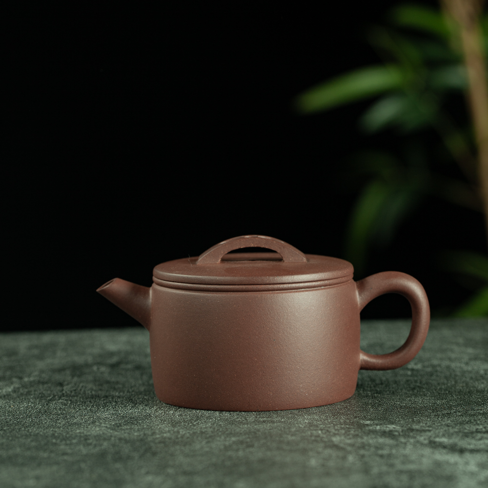 紫泥150cc汉瓦紫砂壶