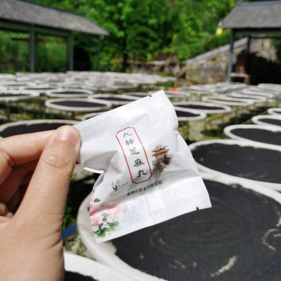 芝麻丸九蒸九泡九晒古法