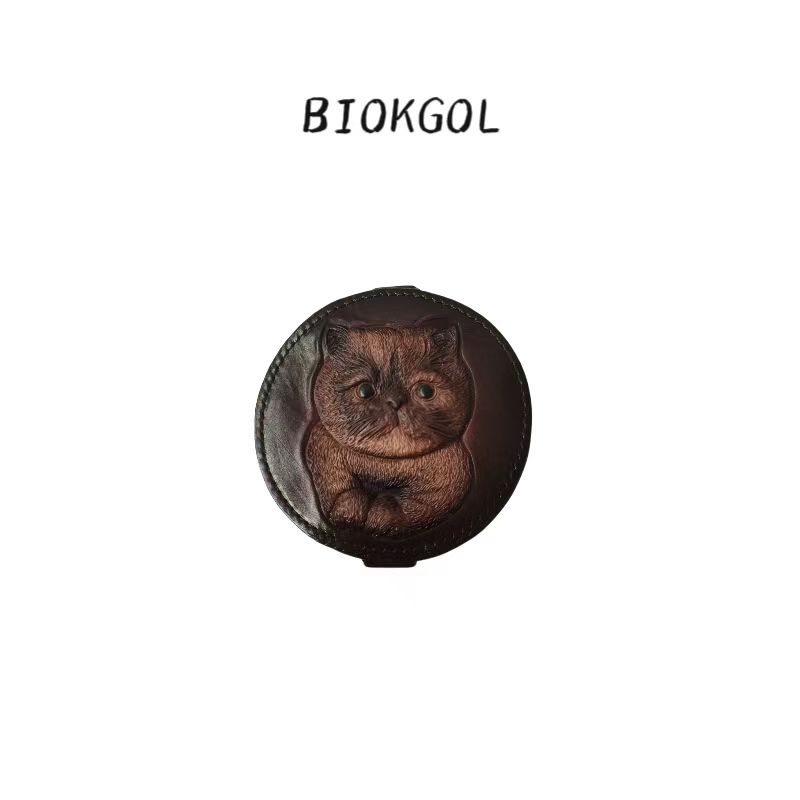 BIOKGOL/百顾 经典头层牛皮化妆包首饰盒8971 