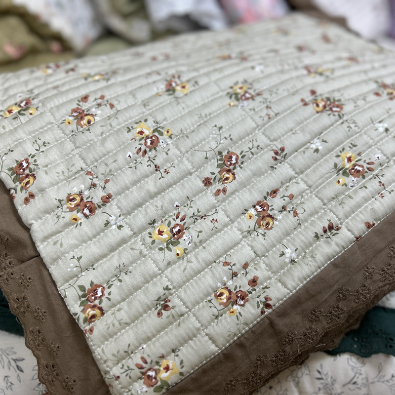 【微 瑕】法式复古风全棉双人单床盖220*230CM