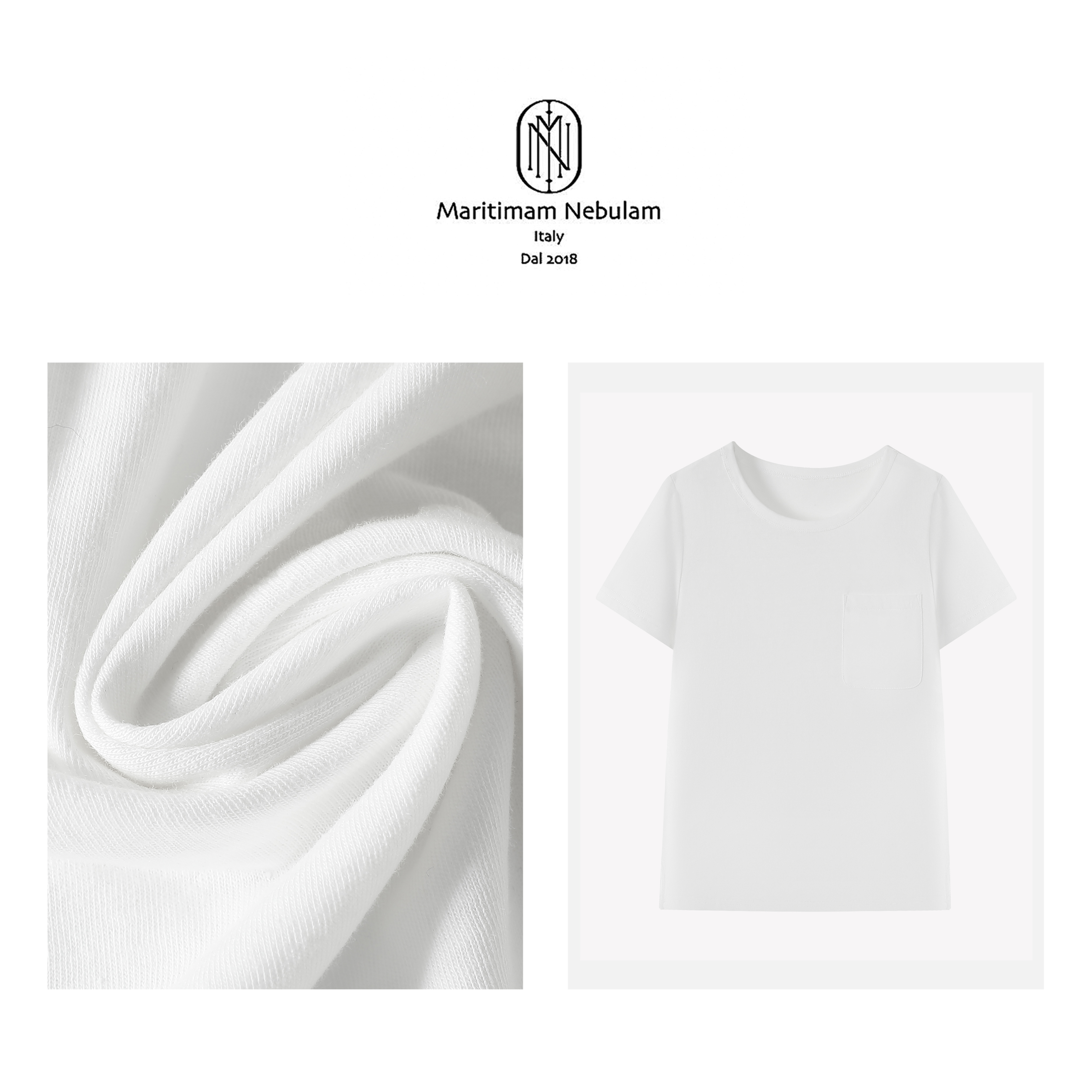 【亏】Maritimam Nebulam 【自在松弛】双色亚麻短袖T恤 SZ760