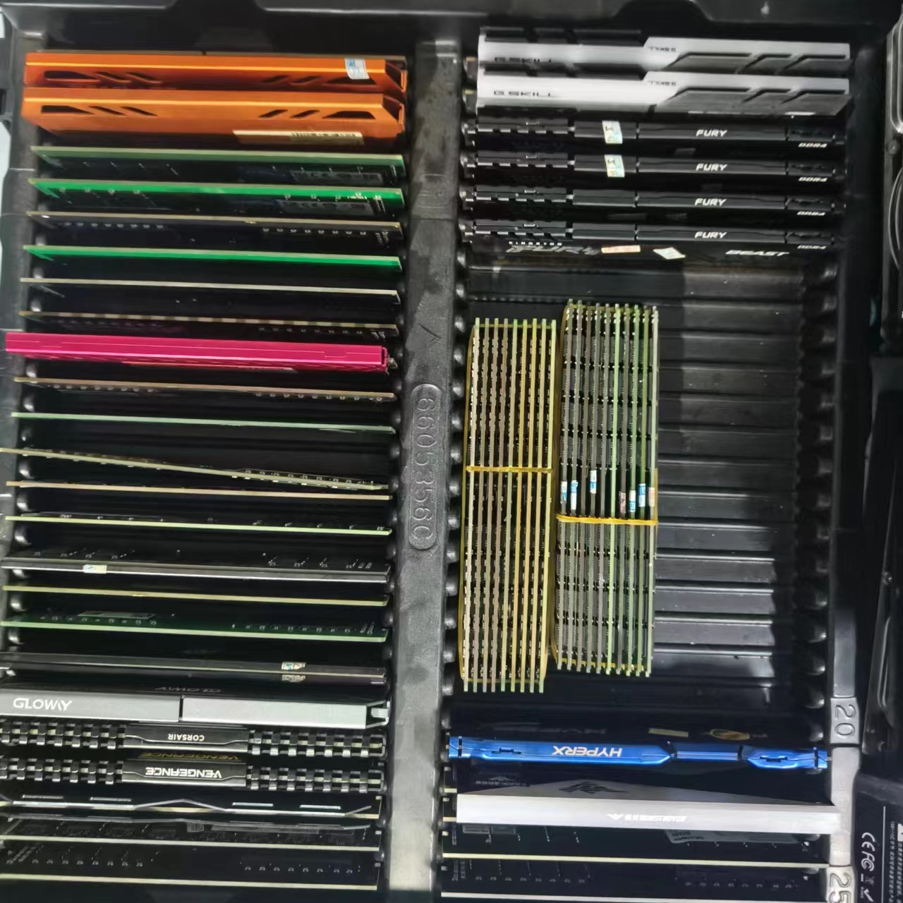 二手 80新电子配件 内存+主板+cpu+散热器+固态硬盘+机械